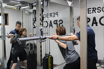 山梨県甲斐市の24時間フィットネスジム サイボディ内観