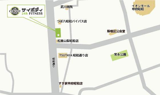 アクセスマップ(昭和店)