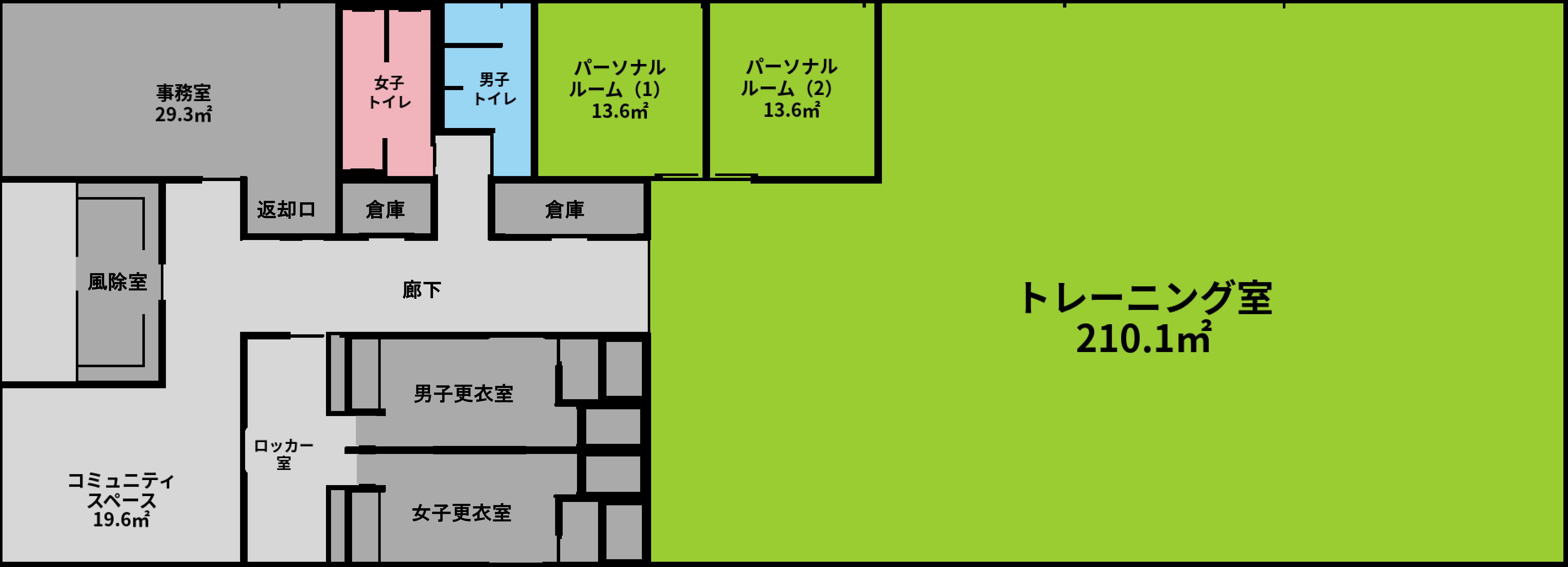 笛吹河内店 フロアマップ